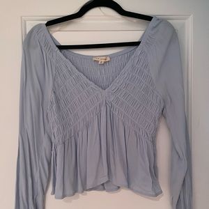 LA Hearts (Pacsun brand) light blue babydoll top